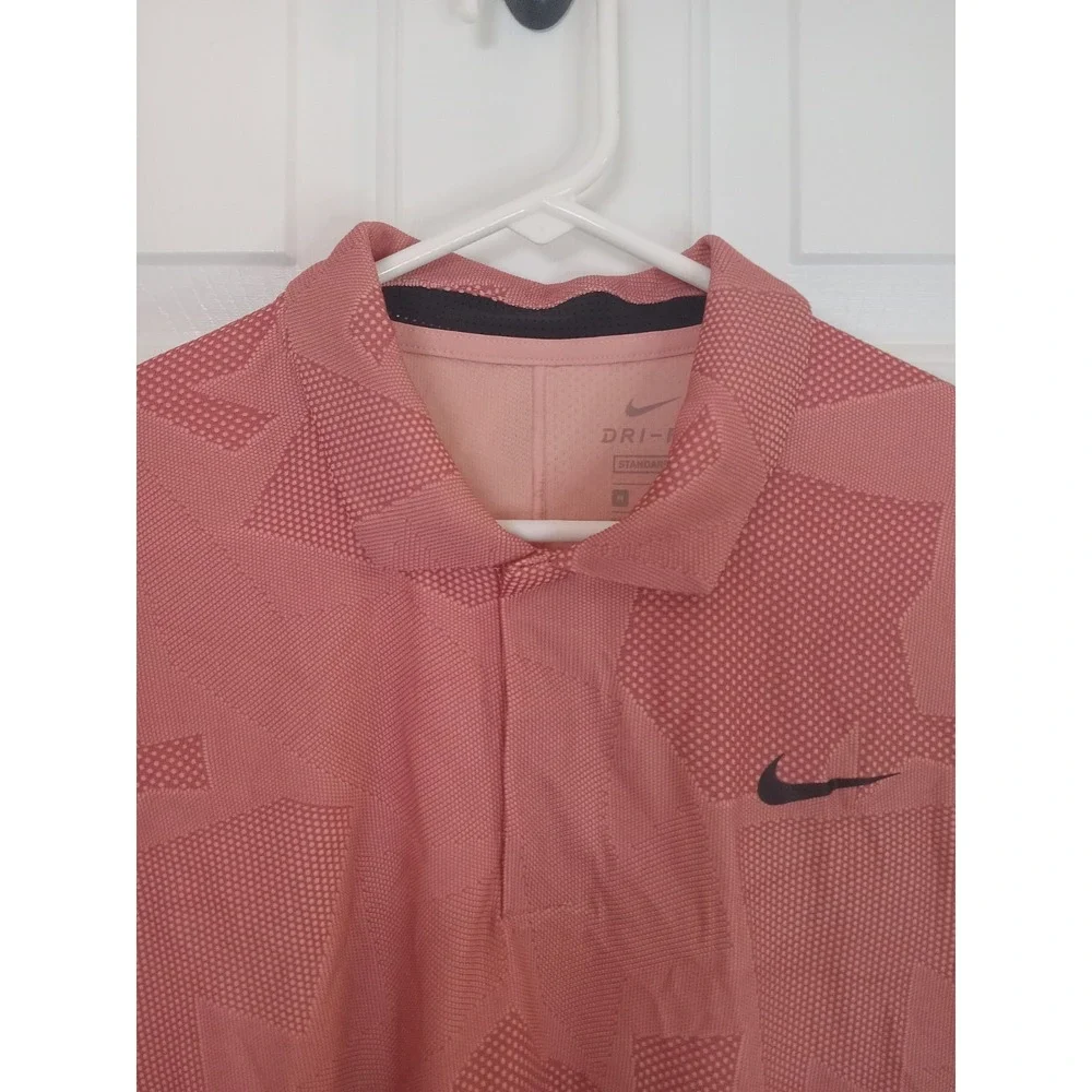 NEW Nike‎ Tiger Woods Collection Camo Jaquard Performance Golf Polo CT3801 Med